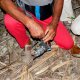 67- Chasse au kaveu 7- Saucissonage du crabe avec un elastique 